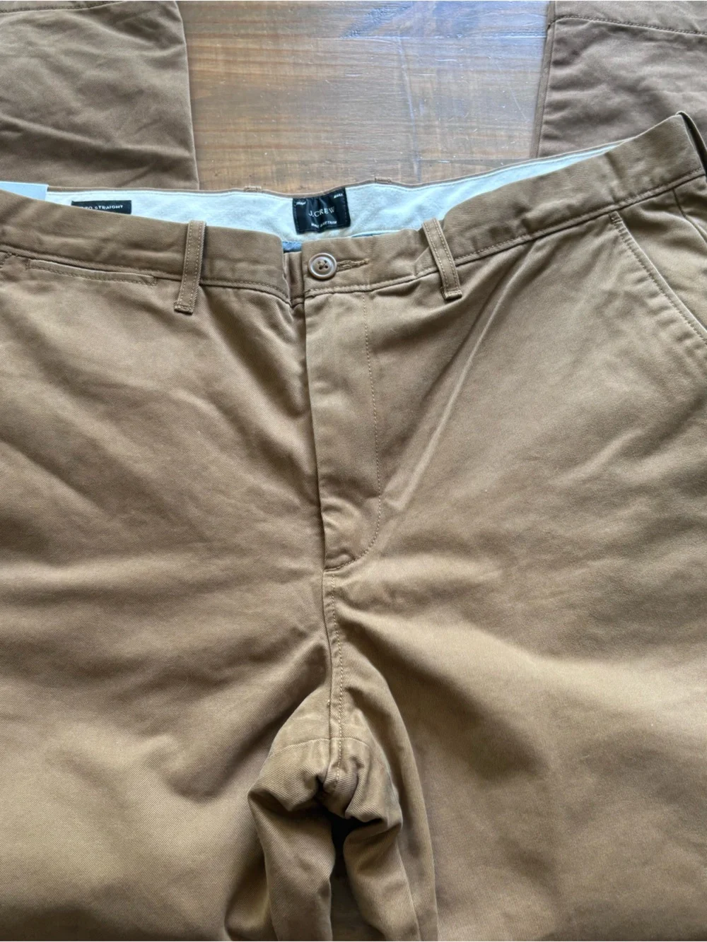 J. Crew 770 Straight-Fit Flannel-Lined Cabin Pant-Brown/Tan-Men's Size 36x30-NWT